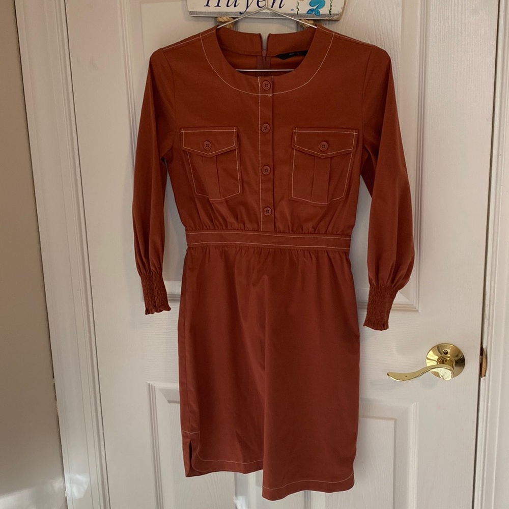 Marc Dress - Orange Pink - Petite Small
